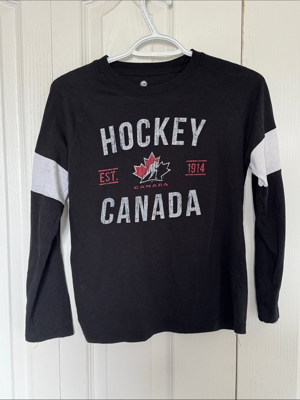 Levelwear Hockey Canada Youth Graphic Long Sleeve Shirt Size 10-12